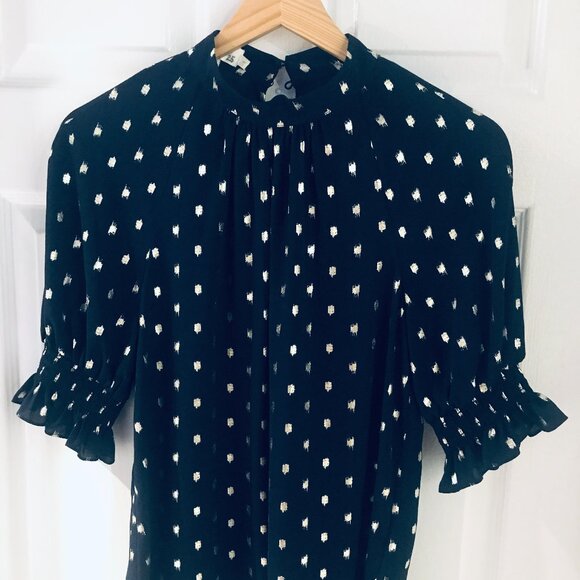 Ted Baker blue short sleeve blouse - Picture 1 of 7